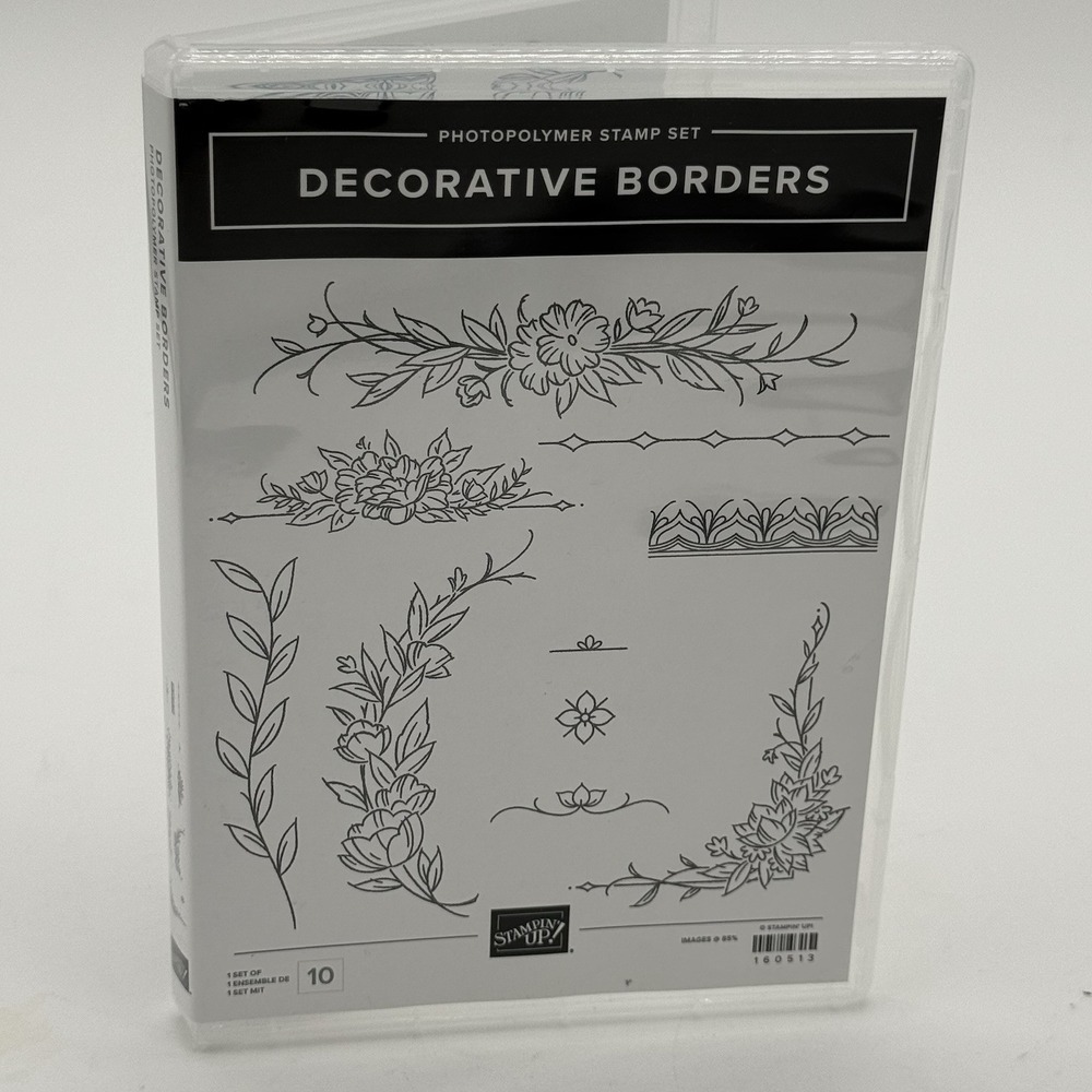 Stampin Up‎ Decorative Borders Stamp Set 160513
